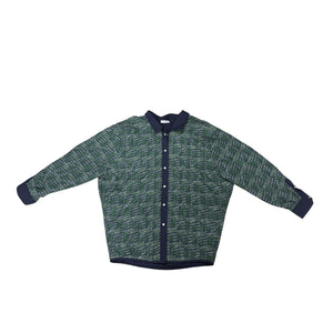 DELADA - Reversible Shirt/ Bomber Jacket - AW21 - PRINT GREEN
